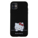 Hello Kitty Liquid Silicone Daydreaming Logo Zadný Kryt pre iPhone 11 Black