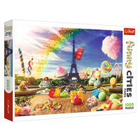 Trefl Puzzle 1000 Crazy City - Sladký Paríž