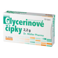 DR.MULLER Glycer.čapíky 2,2g 12 ks