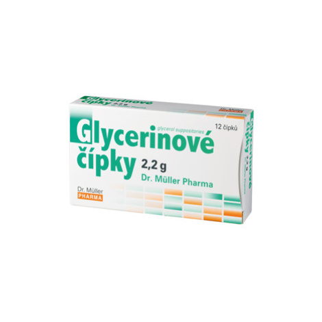 DR.MULLER Glycer.čapíky 2,2g 12 ks