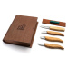 BeaverCraft Wood Carving Set S07 Book Basic Set 4 nože darčekové balenie