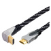 HDMI kábel MK Floria, 2.0, 1m, lomený