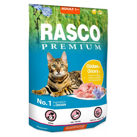 Krmivo Rasco Premium Adult kura s koreňom čakanky 0,4kg