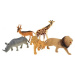 Zvieratá safari plast 11-15cm 5ks