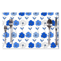Prestieranie Modré kvetiny: 40x30cm