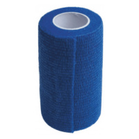 KINE-MAX Cohesive elastic bandage elastické samofixačné ovínadlo modré 10 cm x 4,5 m 1 ks