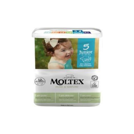 MOLTEX Pure&Nature Plienky jednorazové 5 Junior (11-25 kg) 25 ks