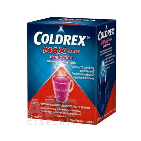 COLDREX MaxGrip Lesné ovocie 10ks