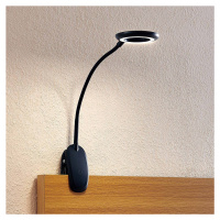 Prios LED svietidlo Harumi, čierne, nabíjateľná batéria, USB, 51 cm