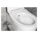 ISVEA - SENTIMENTI CLEANWASH závesná WC misa Rimless, integrovaný ventil a bidetová spŕška 36x51