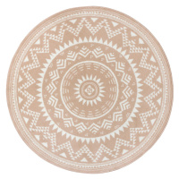 Kusový koberec Celebration 105505 Valencia Ivory kruh Rozmery kobercov: 140x140 (priemer) kruh