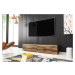 Expedo TV stolík MENDES D 180, 180x30x32, dub wotan + LED