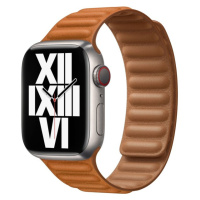 Apple Watch kožený ťah 41/40/38mm zlatohnedý - S/M