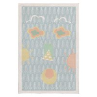 Kusový koberec 120x180cm feliz - modrá/mix farieb