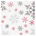 4Home Bavlnené obliečky Snowflakes, 140 x 220 cm, 70 x 90 cm