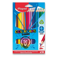 Pastelky Maped Color'Peps Strong - 18 farieb