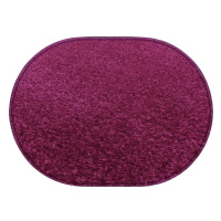 Kusový koberec Eton fialový ovál - 80x150 cm Vopi koberce