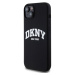 DKNY Liquid Silicone Arch Logo MagSafe Zadný Kryt pre iPhone 15 Plus Black