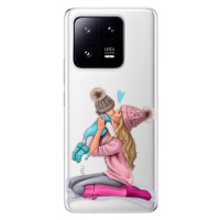 Odolné silikónové puzdro iSaprio - Kissing Mom - Blond and Boy - Xiaomi 13 Pro