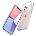 Silikónové puzdro na iPhone 12 Pro Max Spigen Liquid Crystal transparentné