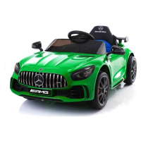 mamido  Detské elektrické autíčko Mercedes GTR 2x45W Zelená