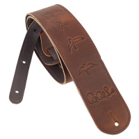 PRS Leather Birds Strap, Distressed Brown