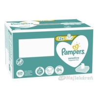 PAMPERS Baby Wipes Sensitive Box vlhčené obrúsky 12x52 ks (624 ks)