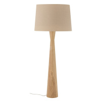 Béžová stojacia lampa s textilným tienidlom (výška 130 cm) Leonor – Bloomingville