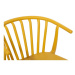 Súprava 2 žltých jedálenských stoličiek Capri a čierneho stola Viking - Bonami Essentials