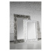 SAPHO - SCULE zrkadlo v ráme, 80x120cm, strieborná IN308