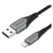 Kábel USB 2.0 cable to Lightning, Vention LABHF, 1m (Gray)