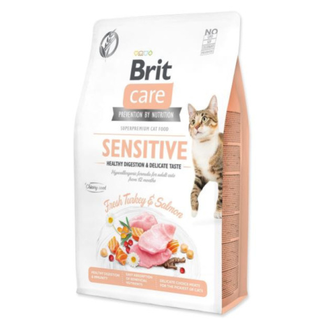 Krmivo Brit Care Cat Grain-Free sensitive Healthy Digestion & Delicate Taste 2kg