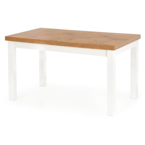 HALMAR Tiago rozkladací jedálenský stôl dub lancelot / biela