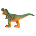 Veľký dinosaurus Tyrannosaurus Rex figúrka zelená a oranžová Zvuk: 60 cm Dĺžka