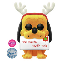 Funko POP! Disney: Holiday Pluto Flocked Special Edition