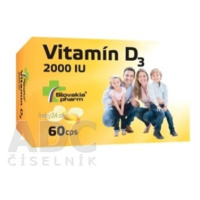 Slovakiapharm Vitamín D3 2000 IU