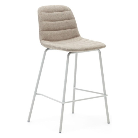 Béžové barové stoličky v súprave 2 ks 92,5 cm Zunilda – Kave Home