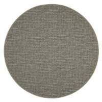 Kusový koberec Alassio šedobéžový kruh - 400x400 (průměr) kruh cm Vopi koberce