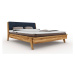 Dvojlôžková posteľ z dubového dreva 180x200 cm Retro 1 - The Beds