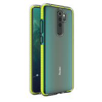 Silikónové puzdro Spring Clear TPU pre Xiaomi Redmi 8/8A žlté