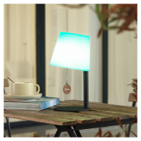 Nabíjateľná stolová lampa Lindby Tyrian LED, valec