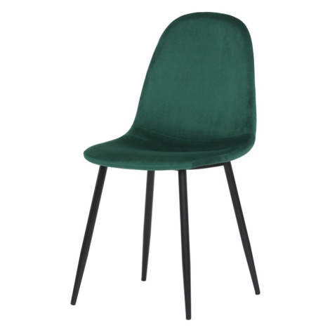 Sconto Jedálenská stolička LUISA zelená/čierna Houseland