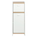 LIVARNO home Kúpeľňová skrinka, 32 x 80,5 x 28 cm, biela