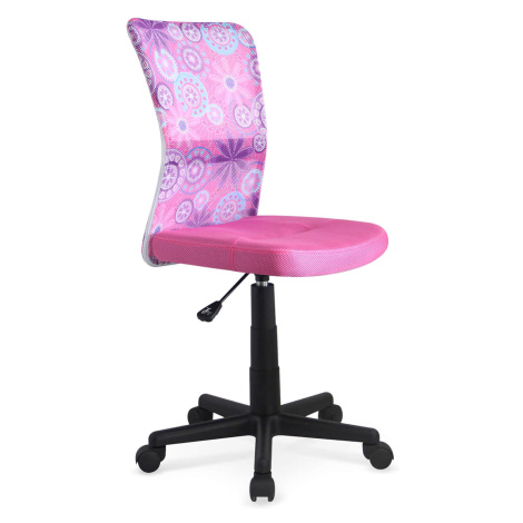 HL Kancelárska stolička Dingo vzor - ružová