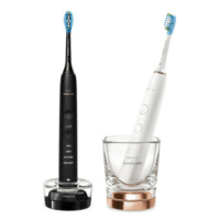 PHILIPS SONICARE DiamondClean 9000 1+1 rosegold a čierna HX9914/57 set