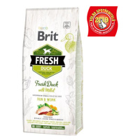 Brit Fresh Dog Adult Duck/Millet Run & Work - 12kg