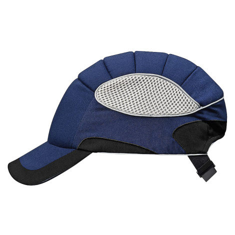 VOSS HELME Ochranná šiltovka s ABS škrupinou, textilný poťah, modrá / čierna