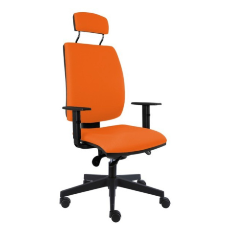 Sconto Kancelárska stolička CHARLES oranžová Houseland
