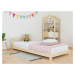 Benlemi Detská jednolôžková posteľ s čelom DREAMY Zvoľte farbu: Biela, Zvoľte rozmer: 120x180 cm