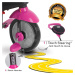 Trojkolka SWING DLX 4v1 Pink TouchSteering smarTrike s tlmičom a voľnobehom + UV filter ružová o